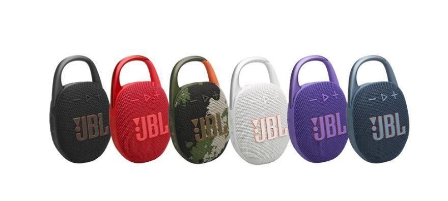 JBL Clip 5 便携蓝牙音箱发布：挂钩更大，续航提升 2 小时