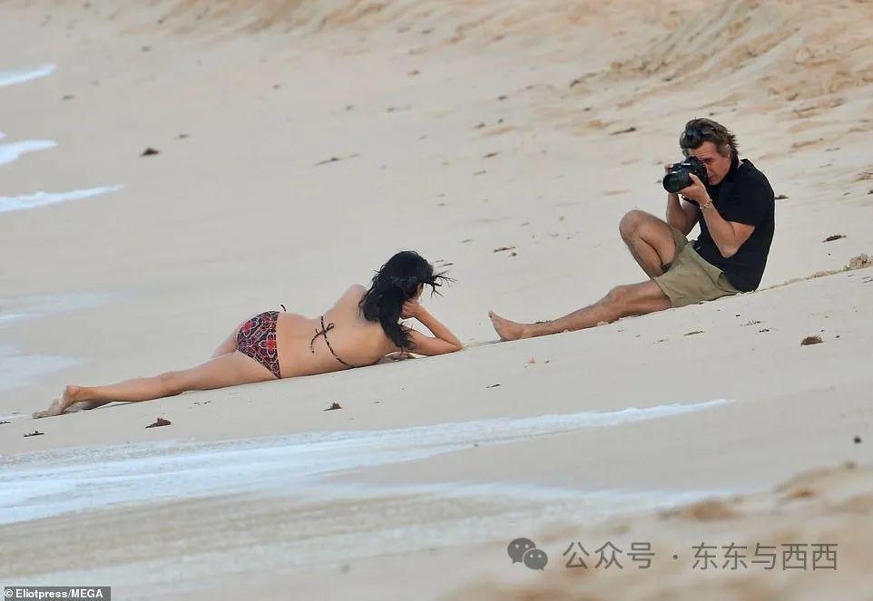 邓文迪与男友玩海，把肌肉男熬成大叔，自己越活越年轻