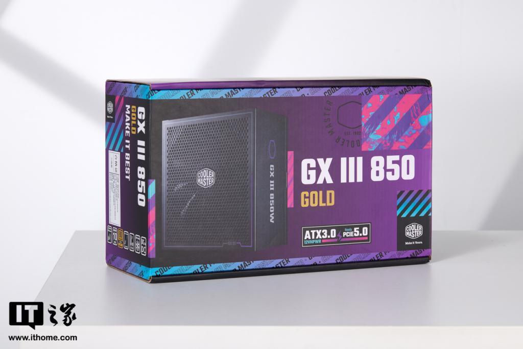 酷冷至尊GX Ⅲ 850W GOLD MODULAR电源图赏，电源就该低调又安静