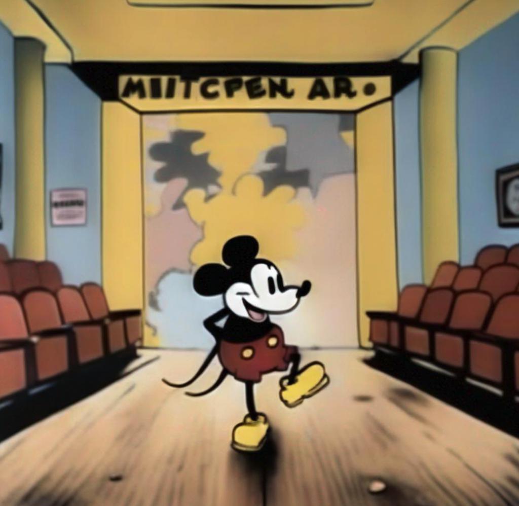 95 年过去了,人们终于能对米老鼠下手了。