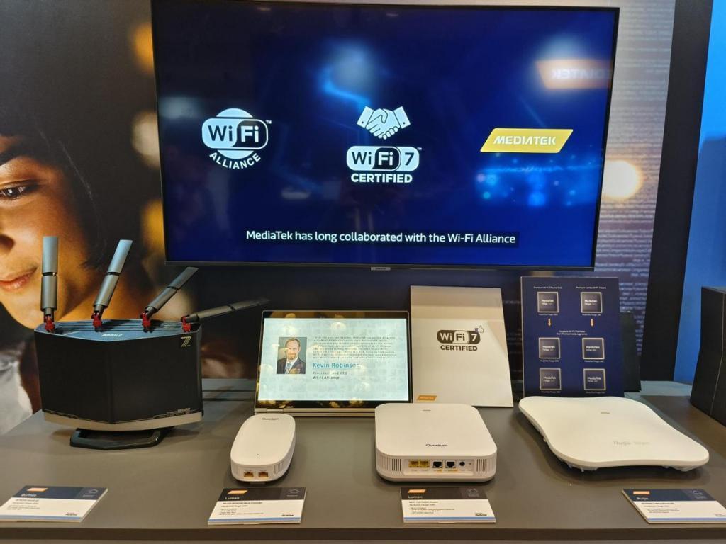 MediaTek持续拓展Wi-Fi 7全球生态系统,首批Wi-Fi 7认证产品亮相CES 2024
