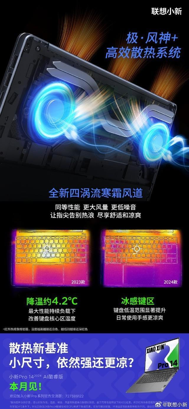 AI加持 联想小新Pro14 2024 AI酷睿版即将上市