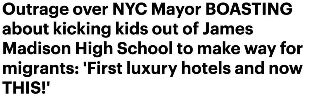 闹大了！纽约2000名难民涌入学校！全校学生被迫停课！
