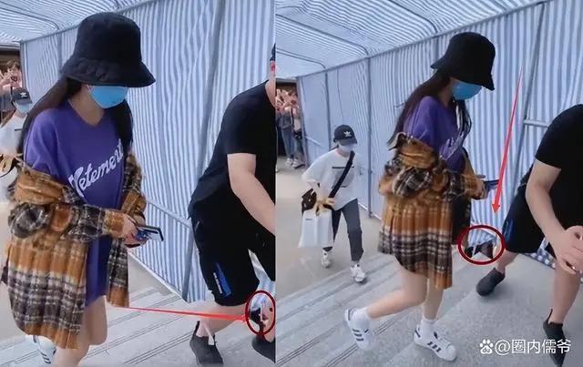 杨幂春晚彩排完被陌生男摸头，粉丝怒斥工作室不作为