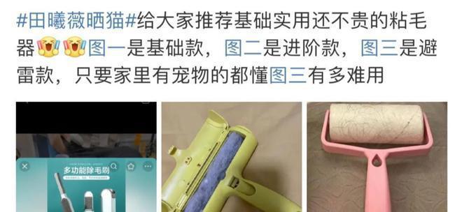 女星微博之夜送礼翻车！送三块钱粘毛器被指抠门