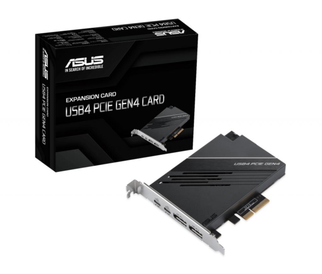 华硕推出 PCIe USB 4 扩展卡：40 Gbps 带宽、2C   2 DP 接口设计