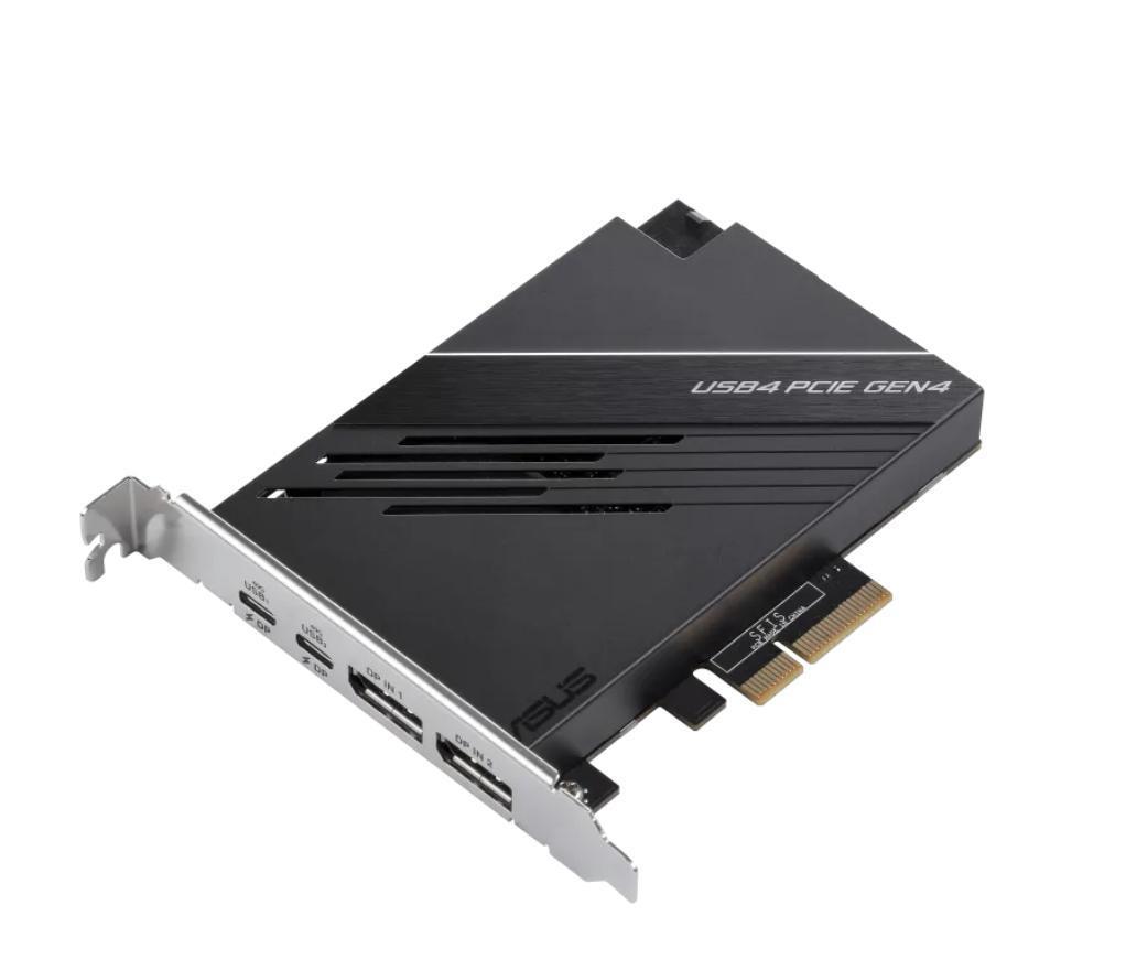 华硕推出 PCIe USB 4 扩展卡：40 Gbps 带宽、2C   2 DP 接口设计