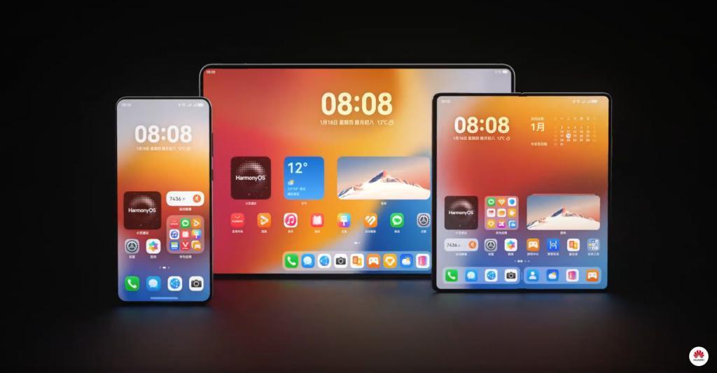 华为鸿蒙星河版系统界面亮相：HarmonyOS NEXT 全新控制中心、多彩配色