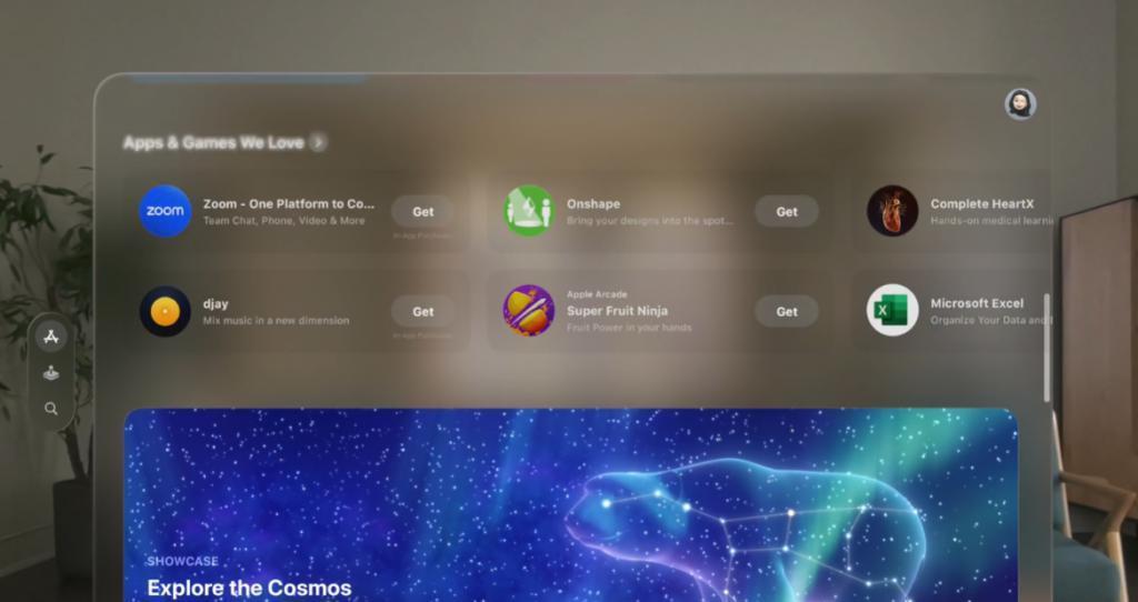 苹果 Vision Pro 头显官方实机演示操作视频发布，详解各项细节