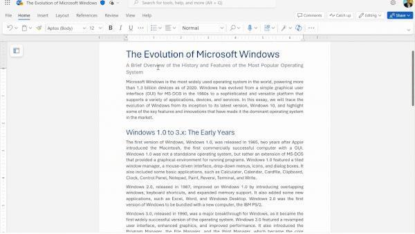 网页版微软 Word 更新：可预览链接内容，无需跳转离开文档