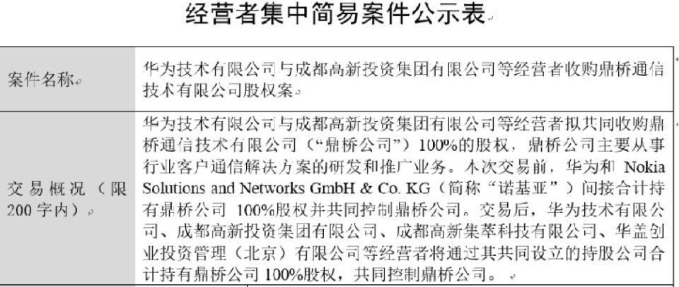罕见！华为在成都发起了组团收购
