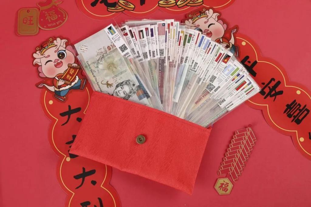 红包界劳斯*斯，把100国100张外币塞进红包，隔壁小孩都馋哭了！