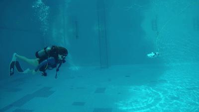 全球首创，鳍源水下机器人AI潜水员追踪功能发布