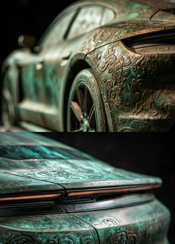 人工智能做的小米SU7青铜款来了！