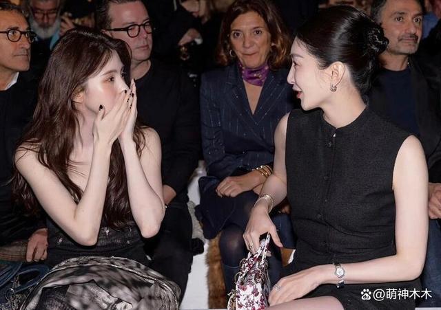 韩素希与江疏影同框！生图眼袋深太疲惫，韩式滤镜堪称诈骗