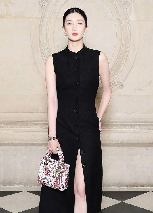 巴黎时装周上的韩素希,将韩女星的短板展现得淋漓尽致