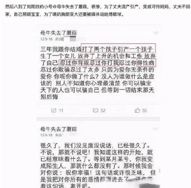 刘雨欣承认暗讽张檬！老公哺乳期出轨张檬，两人恩怨被扒！