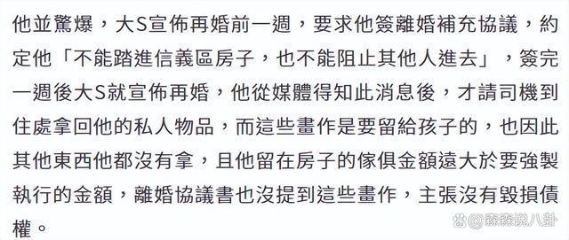 大S方回应网传1.8亿台币离婚协议：恶意夸大，并未收取