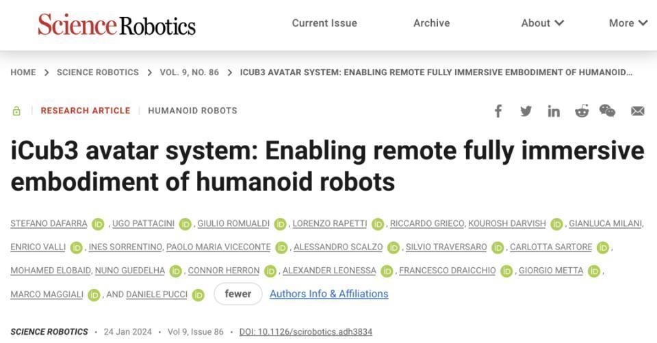 重磅！想拥有「分身术」吗？300公里外身临其境那种