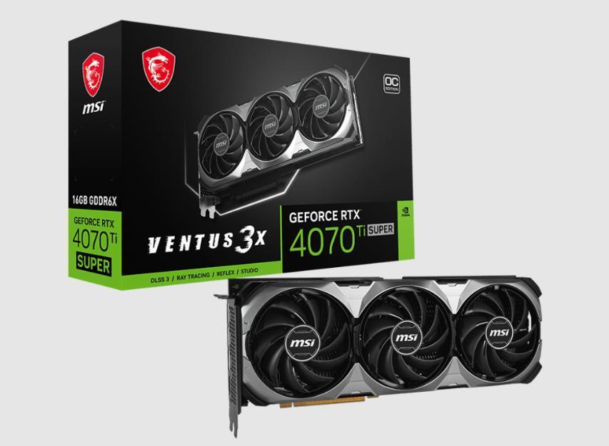 微星承认 BIOS 性能问题，为 RTX 4070 Ti SUPER 显卡提供更新