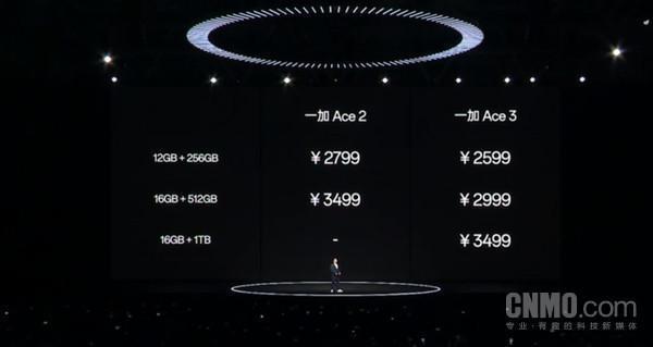 加量不加价!一加Ace 3相比上代提升太多 价格还更低