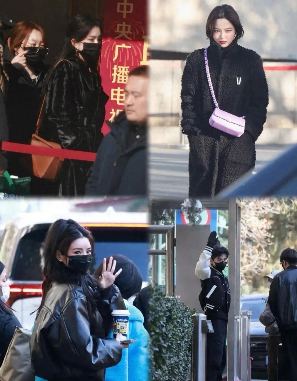 春晚第三次联排明星私服：杨幂10万外套，辛芷蕾背5万包包