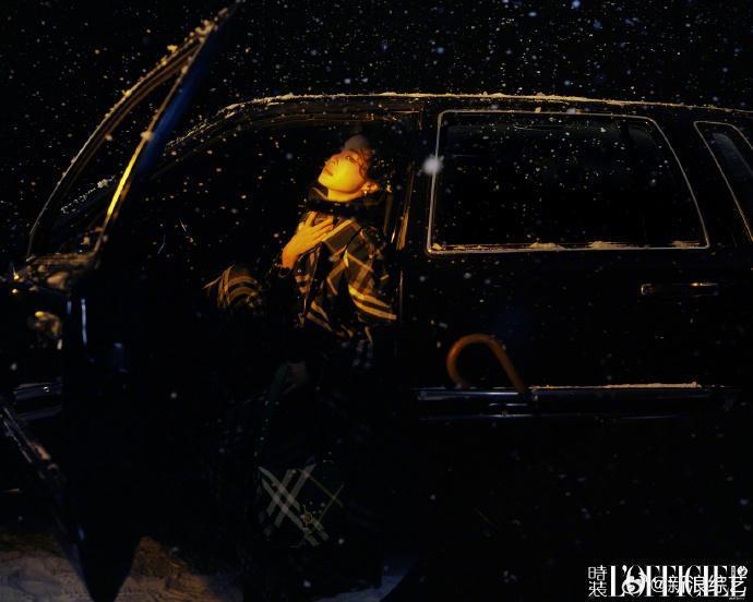 辛芷蕾最新杂志挑战复古爆炸头 彰显野性气质