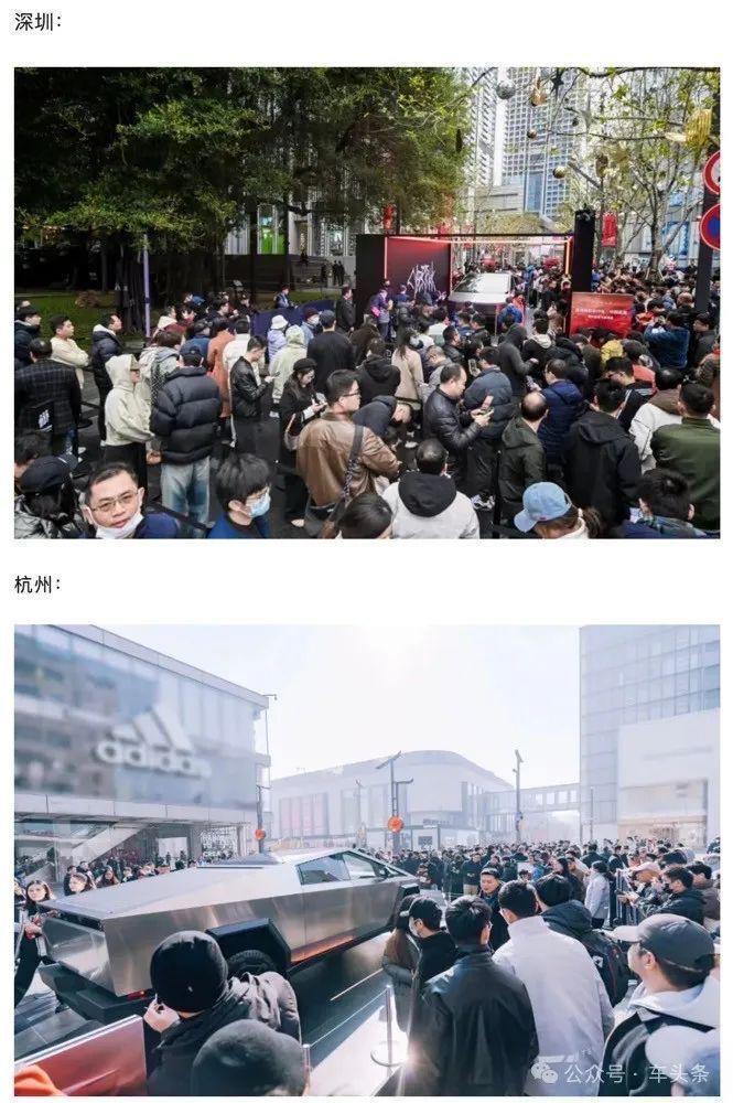 直击特斯拉Cybertruck巡展现场：只能远观不能摸，老车主委屈落泪