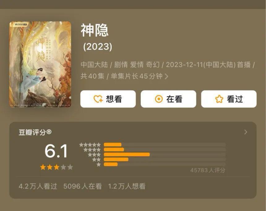 影视剧的豆瓣分，正在失去参考意义