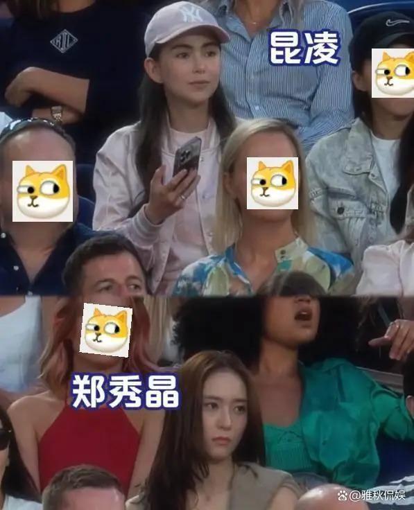 周杰伦夫妇看澳网，男方穿万元外套戴假发，昆凌浓眉夸张