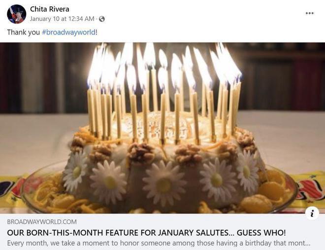 好莱坞女演员奇塔·里维拉短暂患病后去世，众星悼念