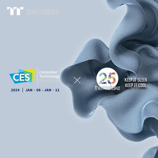 曜越预告 CES 2024 新品，将推出机箱、电源、散热、内存等