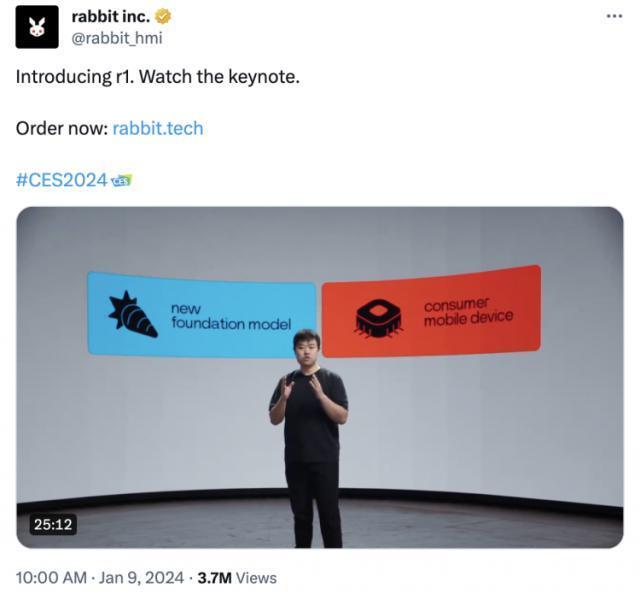 只要199美金、手掌大小、要消灭app的AI硬件“Rabbit”引爆CES，造出他的是曾经中国最狂创业者