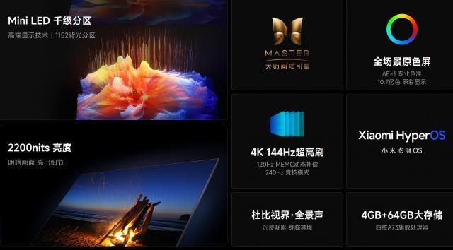 连续六周稳居MiniLED电视销量第一！小米电视SPro太猛了