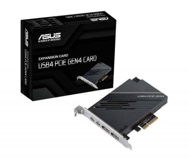 华硕推出 PCIe USB 4 扩展卡：40 Gbps 带宽、2C   2 DP 接口设计