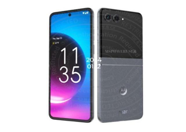 代号Glory，摩托罗拉Razor 40 Ultra折叠屏手机继任者渲染图曝光