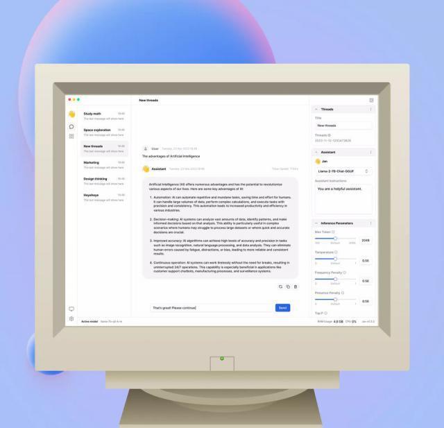 ChatGPT 平替，Jan AI 发布：100% 本地运行、100% 开放源代码