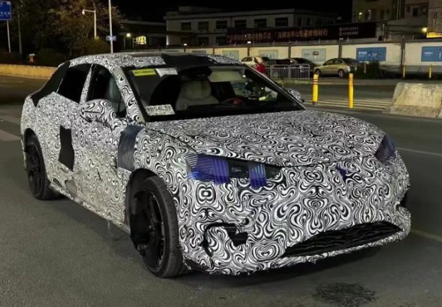 仰望首款跨界车谍照曝光：家族式前脸设计搭配猎装车尾