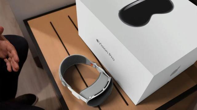 Mac Studio 包装的两倍，苹果 Vision Pro 头显包装渲染图曝光