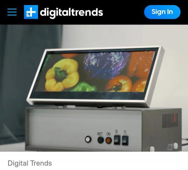 夏普与 Nanosys 展示 12.3 英寸 NanoLED 电致发光量子点电视原型