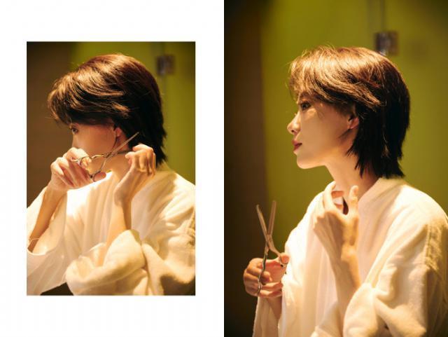 张小斐晒照分享短发造型 干练帅气网友直呼：老公！