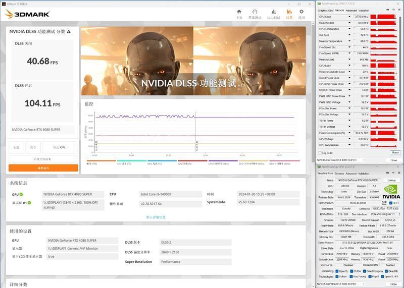 8099元是你的菜吗！NVIDIA RTX 4080 SUPER首发评测：能效比2倍于RTX 3090 Ti