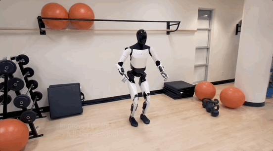 马斯克：正和擎天柱一起散步