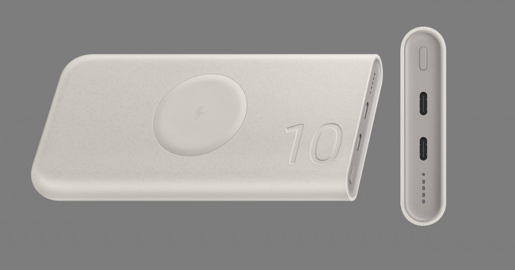 三星新款移动电源曝光：容量10000mAh，支持25W有线/7.5W无线充电