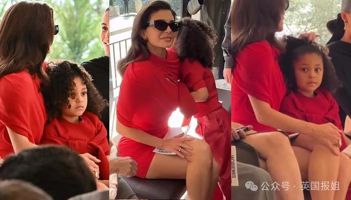 卡戴珊家凯莉带5岁女儿游巴黎，却被全网狂喷长得丑？