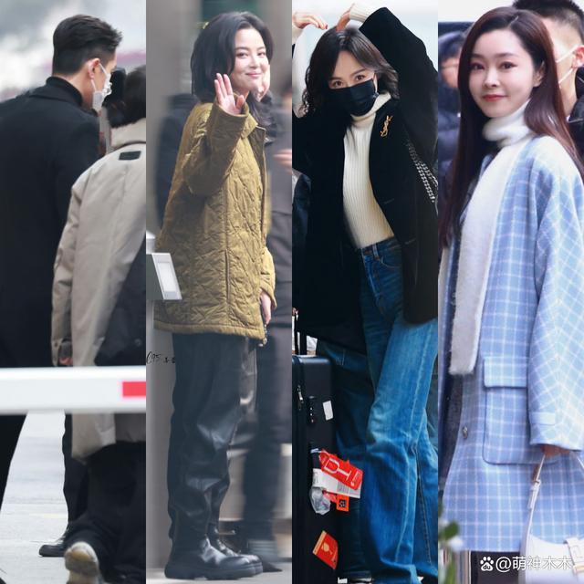 85花现身春晚联排现场！刘诗诗4万大衣，杨幂玩神秘