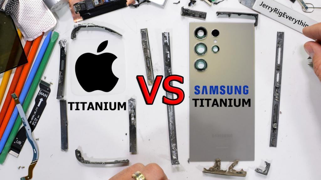 测试发现三星Galaxy S24 Ultra钛合金用料不及iPhone 15 Pro Max