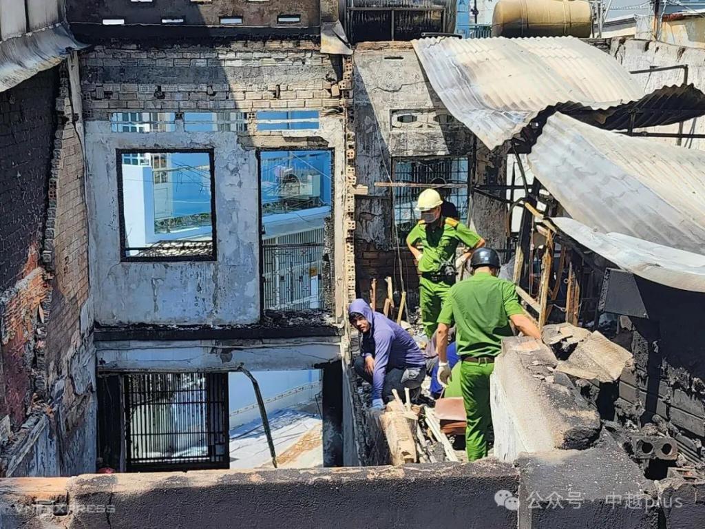 胡志明市一处房屋发生火灾 致4人死亡