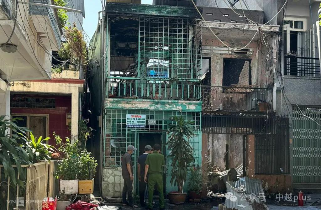 胡志明市一处房屋发生火灾 致4人死亡