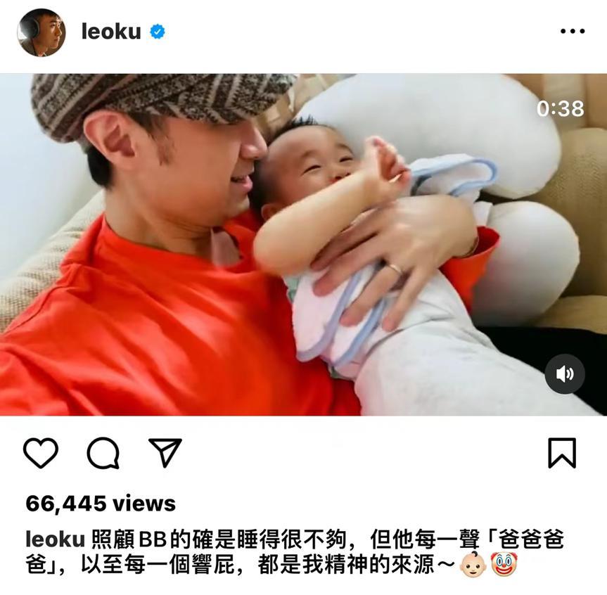 好久不见古巨基的儿子Kuson，和老爸越来越像了？